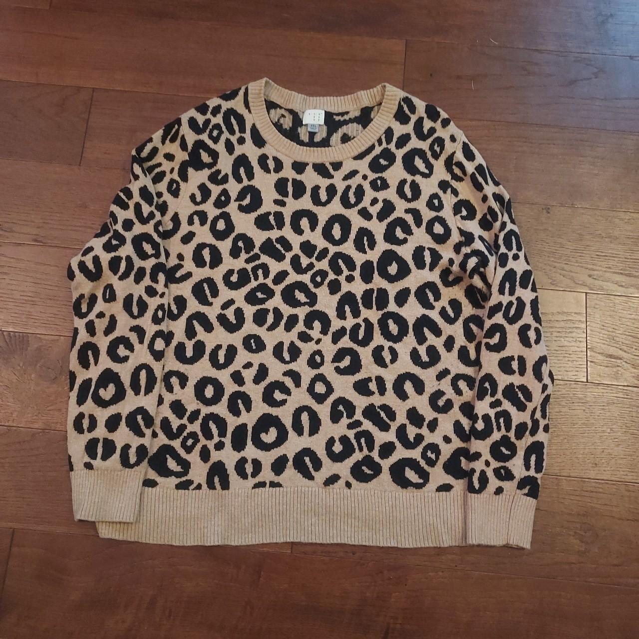 A new shop day leopard sweater