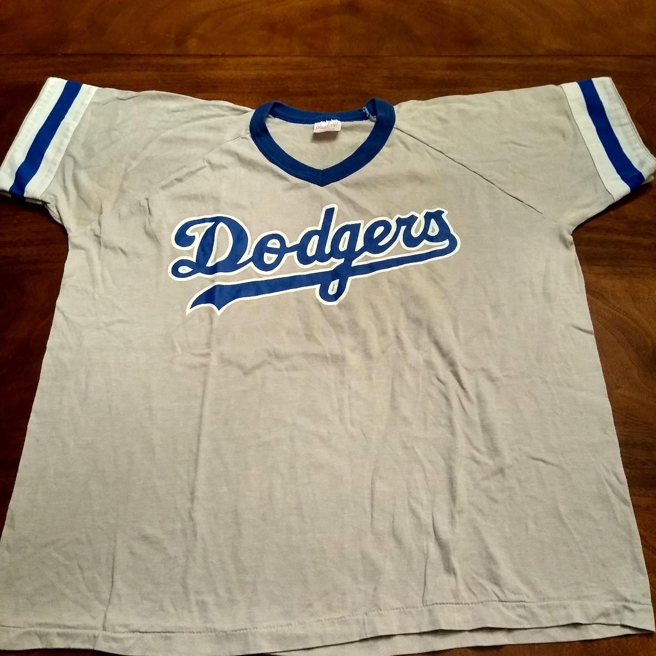 Rare Vintage Single stitch 1991 LA Dodgers - Depop