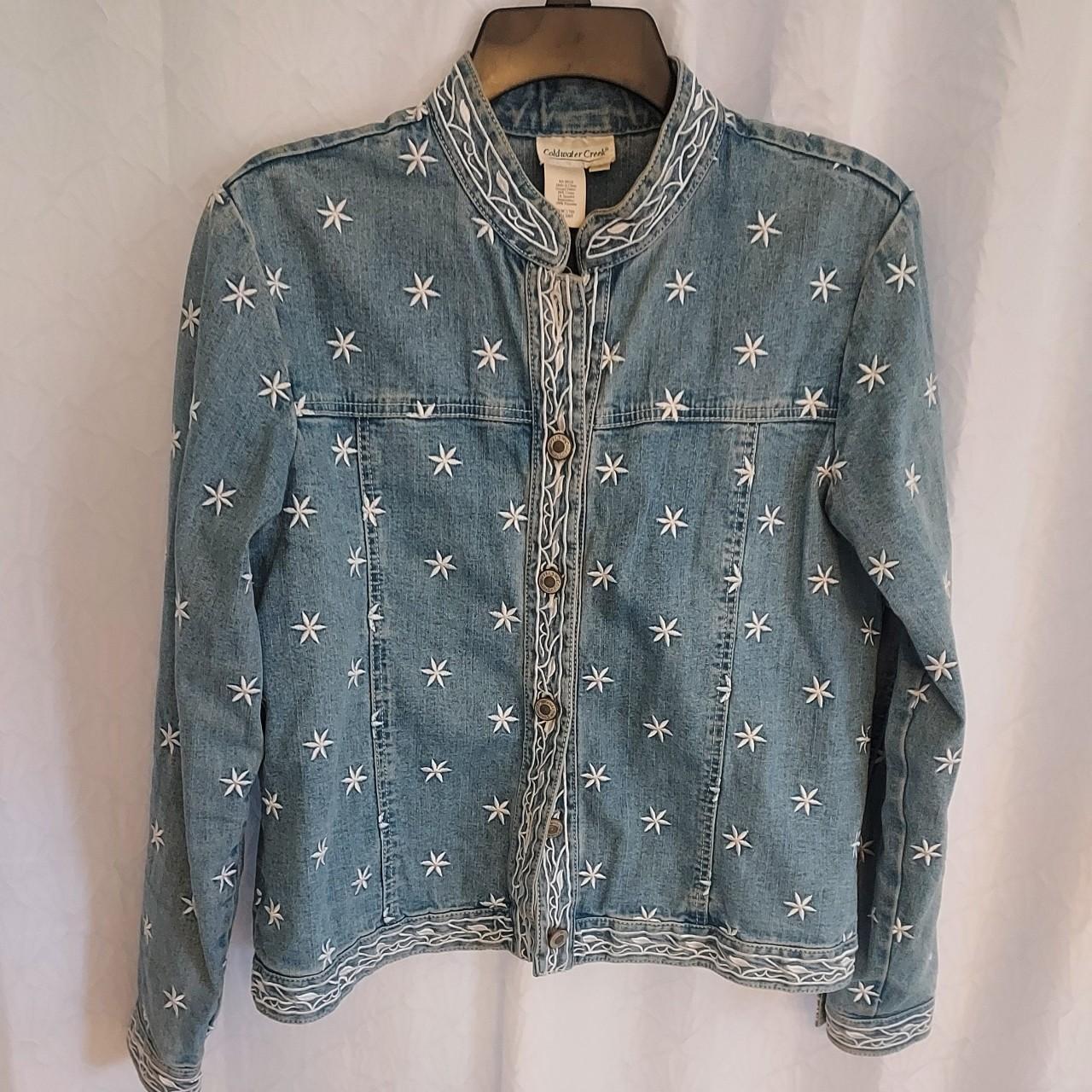 Embroidered Denim Jacket. Coldwater Creek . Women s Depop