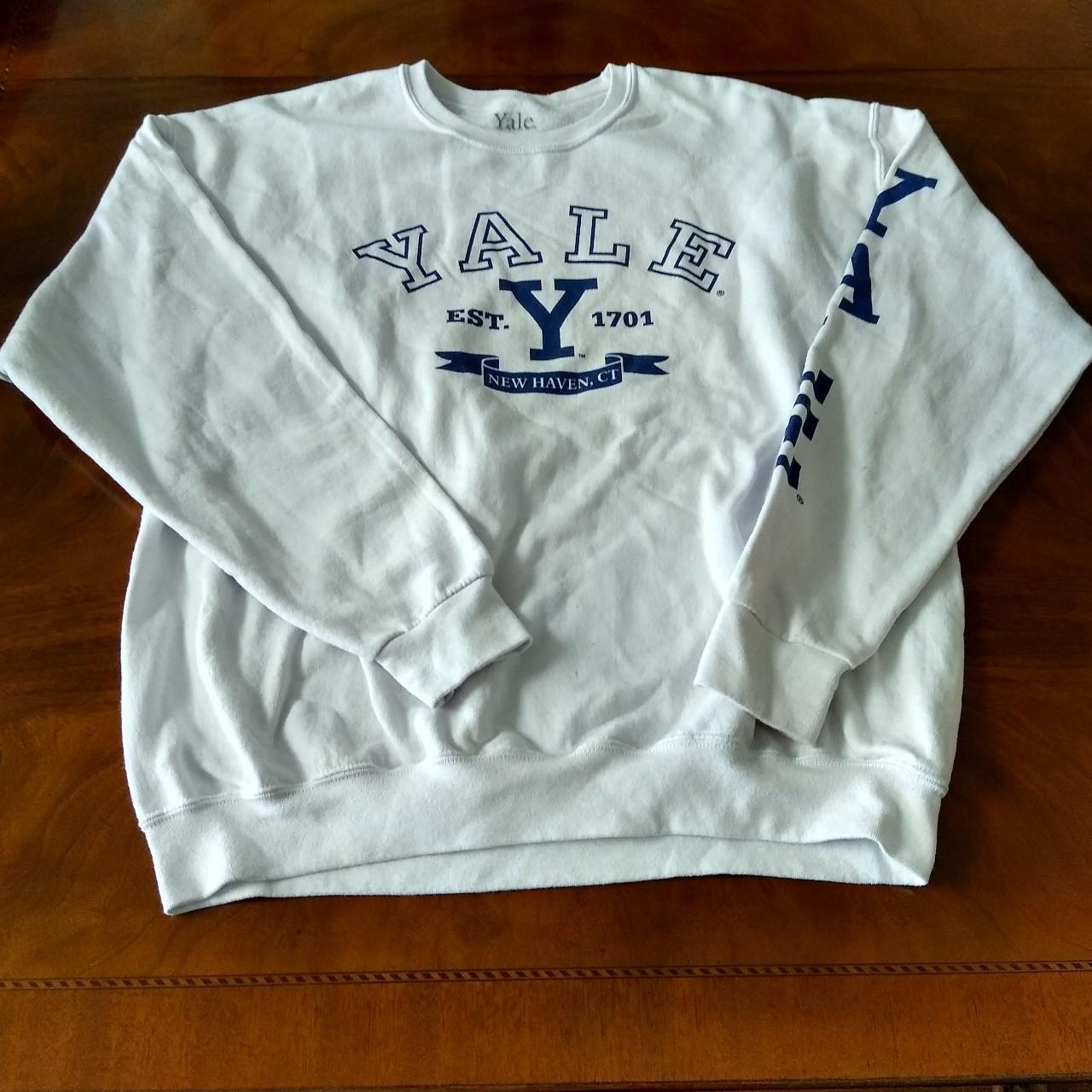 White sales yale sweatshirt