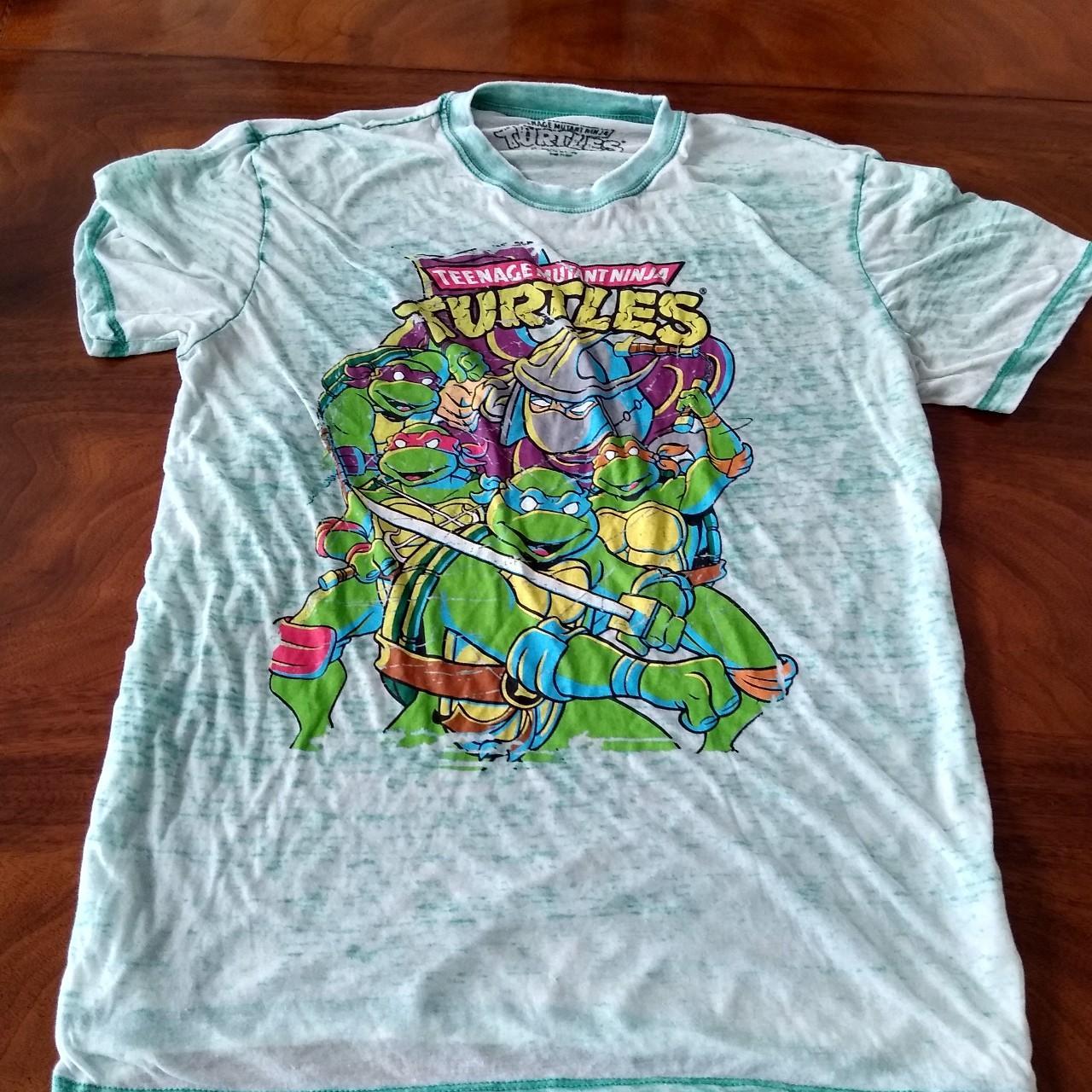 Teenage Mutant Ninja Turtles Shirt Men Large Green - Depop