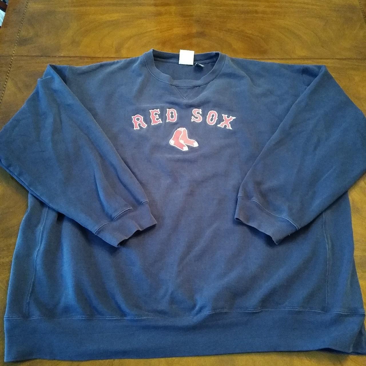 VINTAGE Boston Red Sox Jersey Men Large Blue Dynasty - Depop