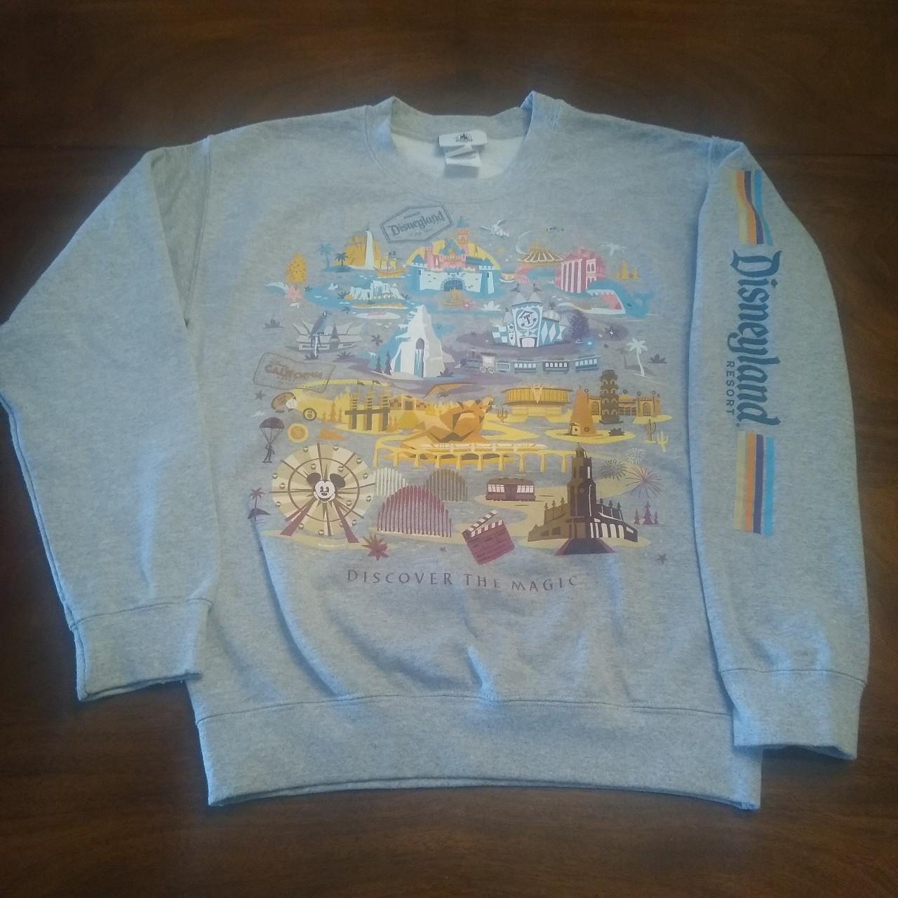 Disneyland clearance map sweatshirt