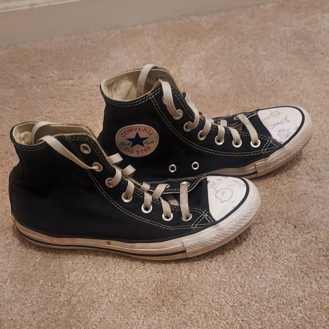 Chuck Taylor All Star Converse High Tops. Women's... - Depop