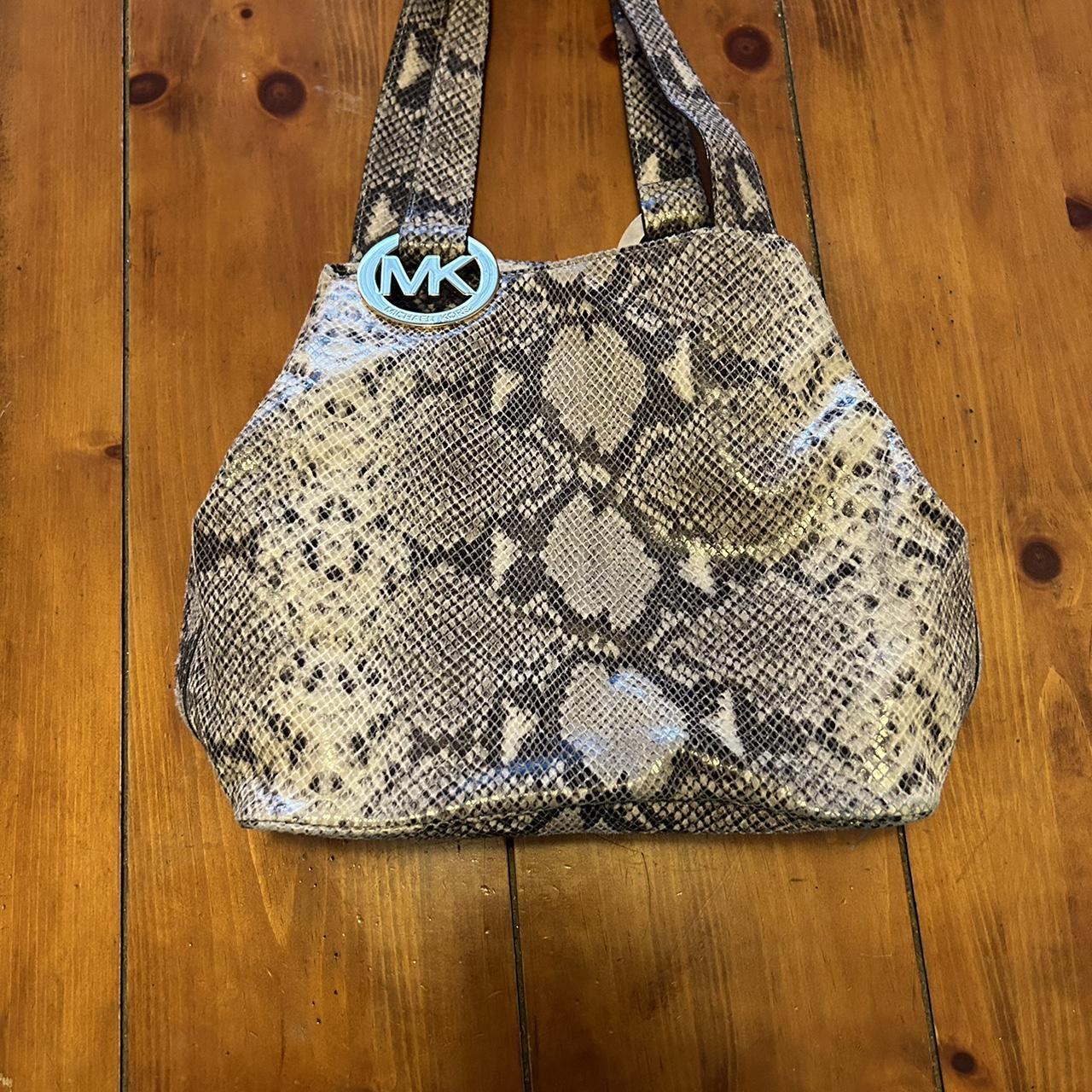 Michael kors 2024 snake print purse