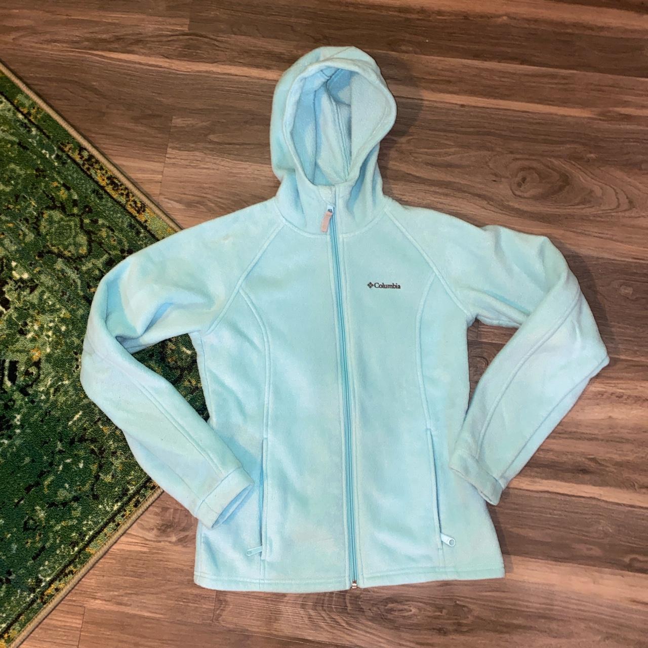 Columbia light blue top jacket