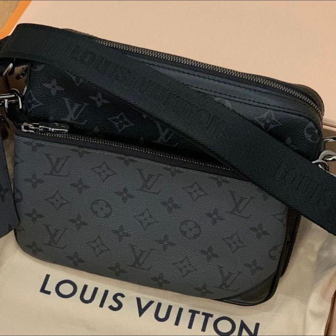 Louis Vuitton Men's Grey Bag | Depop