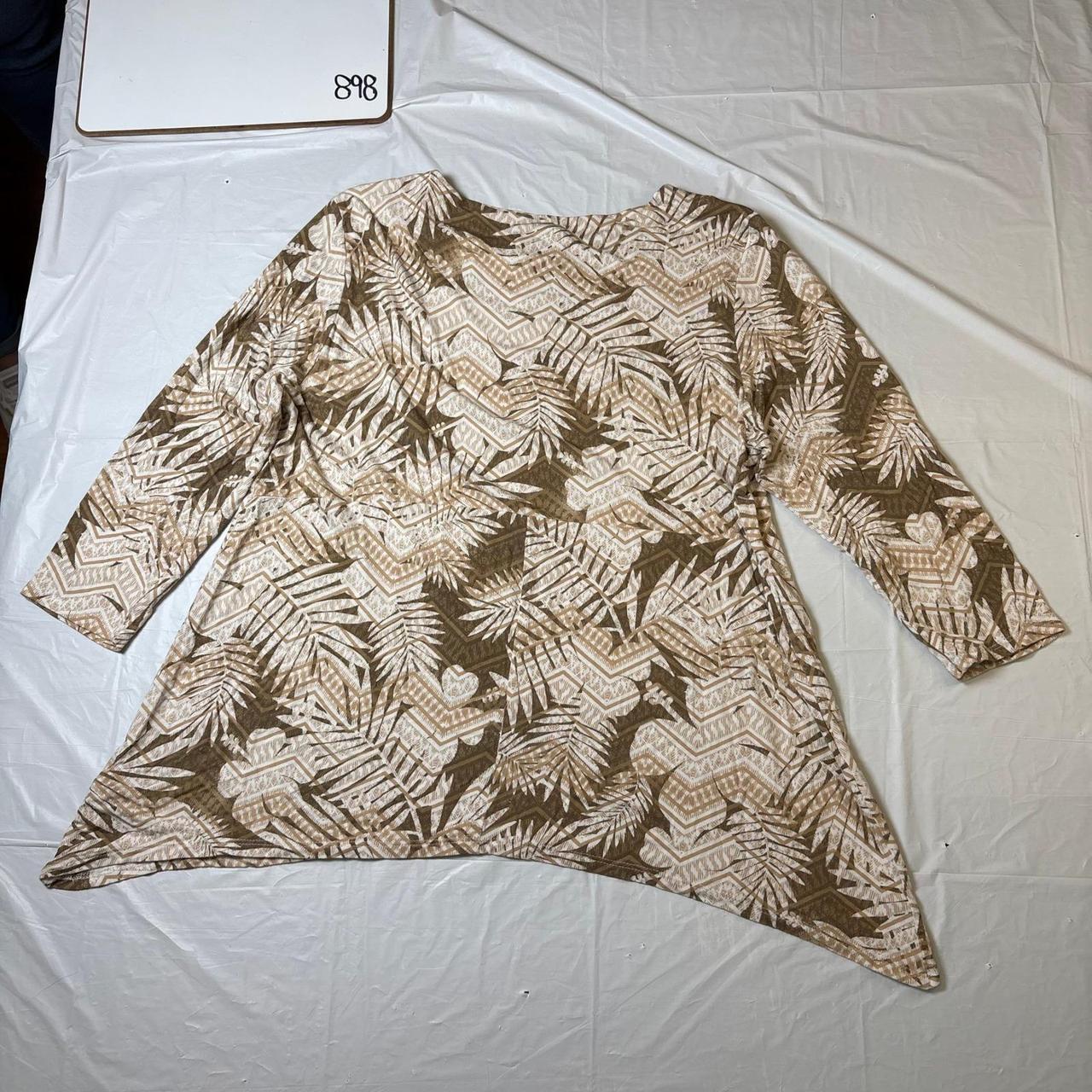 Ruby Rd. Women's Blouse - Brown/Cream - M – Ruby … - image 4