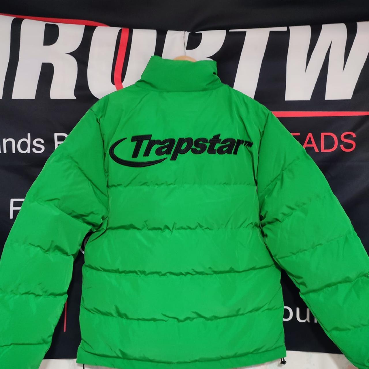 Trapstar Men's Green Jacket Depop