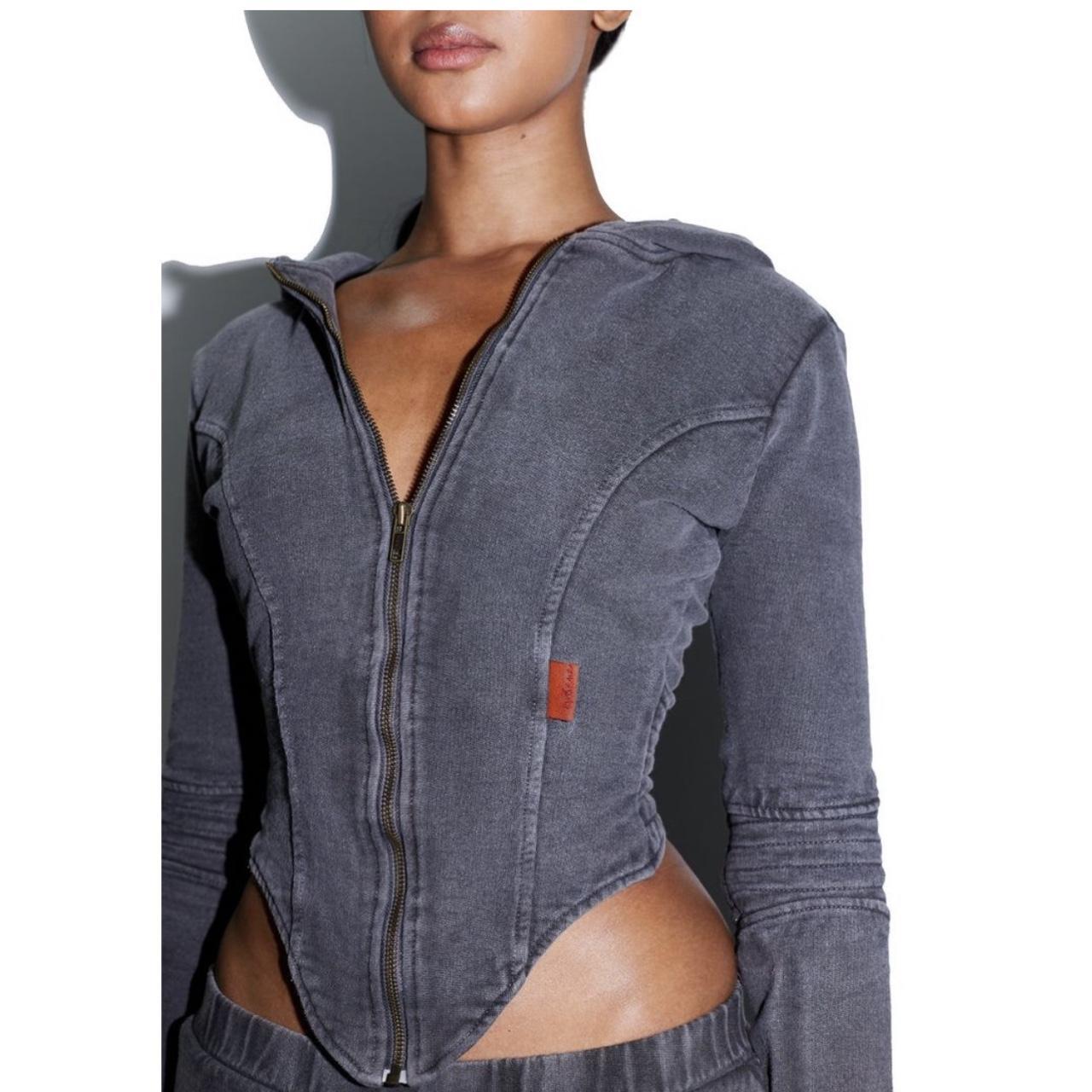 The K Label Tonik Corset Hoodie Granite Small Depop