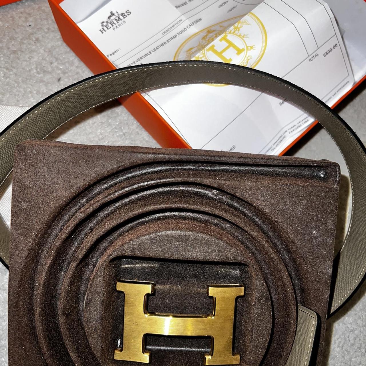 Reversible Hermes belt Depop