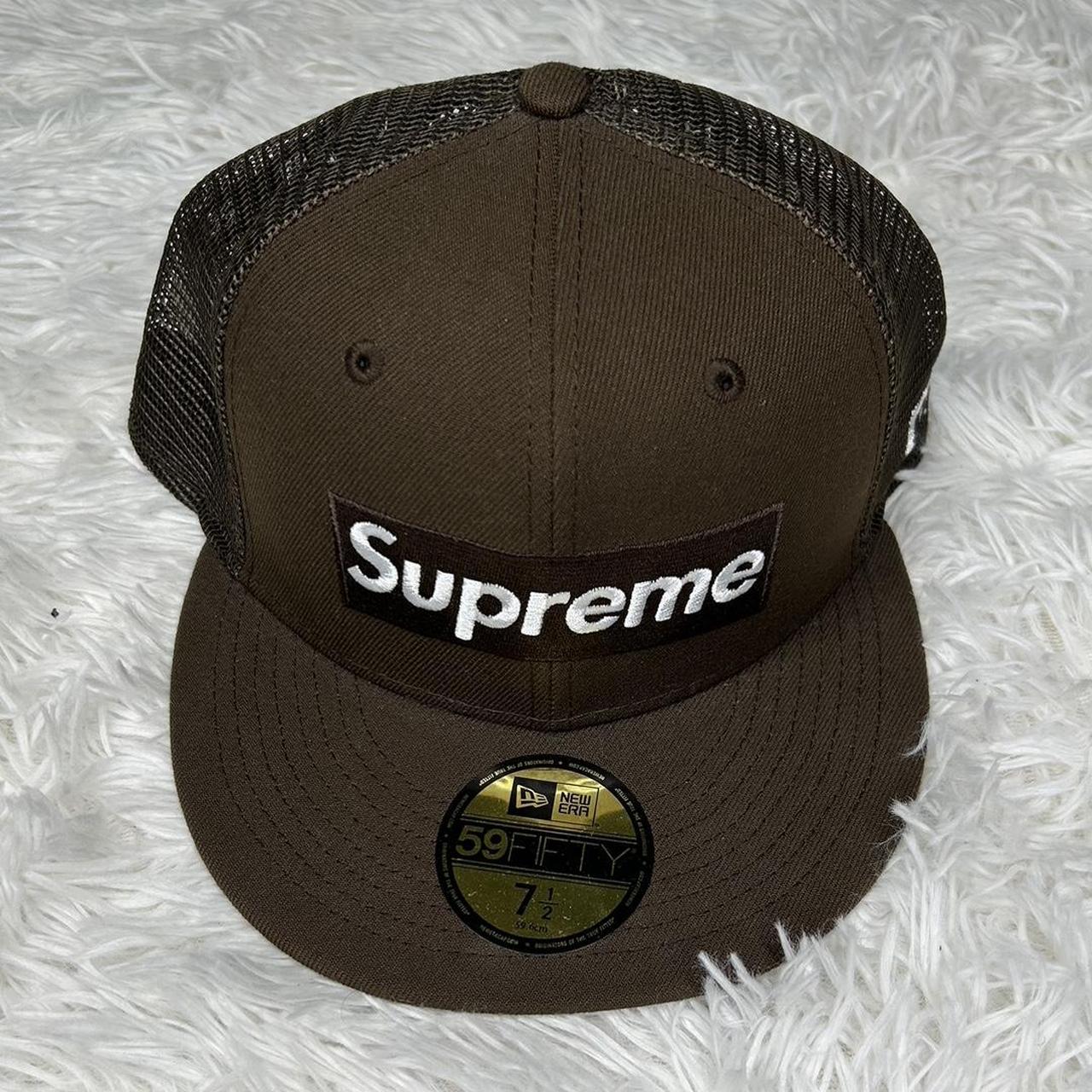 supreme hat brown