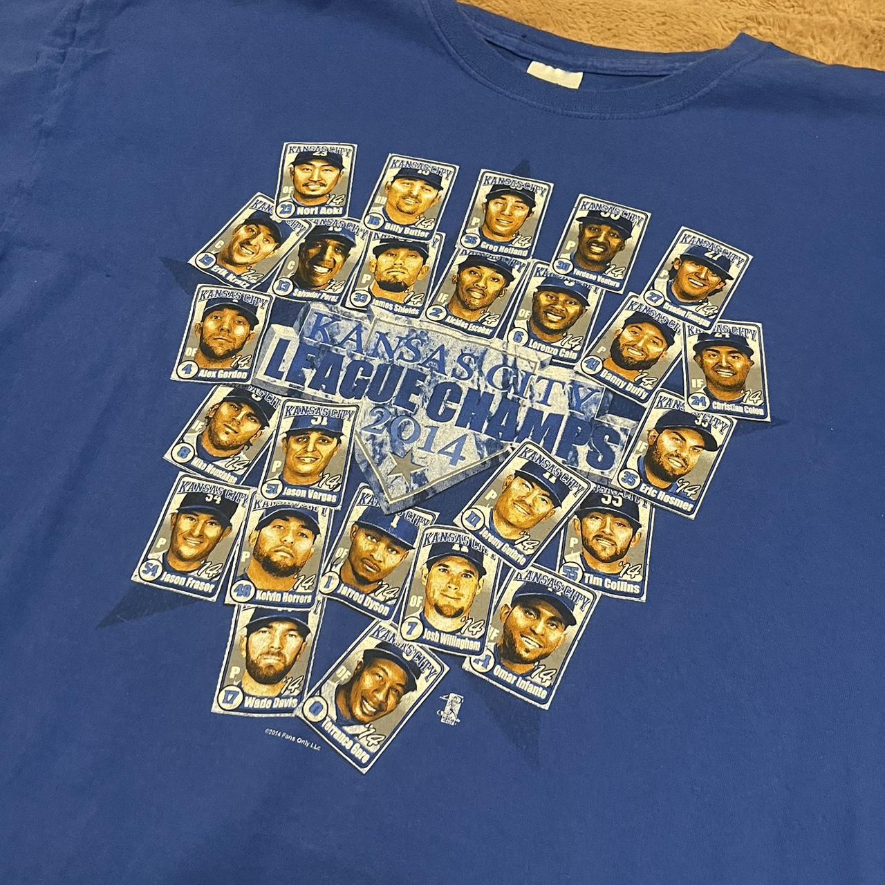 2014 Kansas City Royals World Series t-shirt. Tagged - Depop