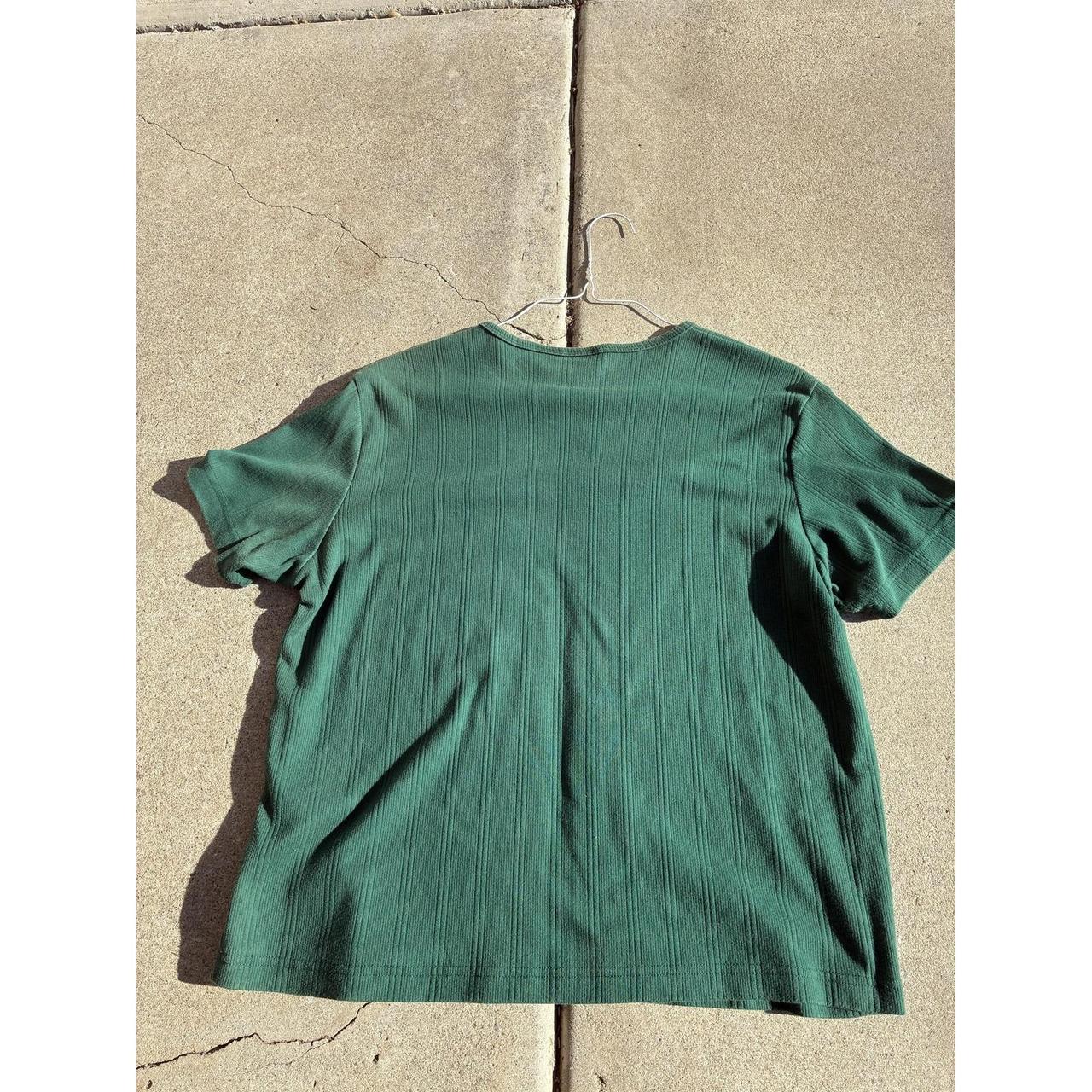 Basic Editions Women's Shirt - Green - XL – Basic… - image 2