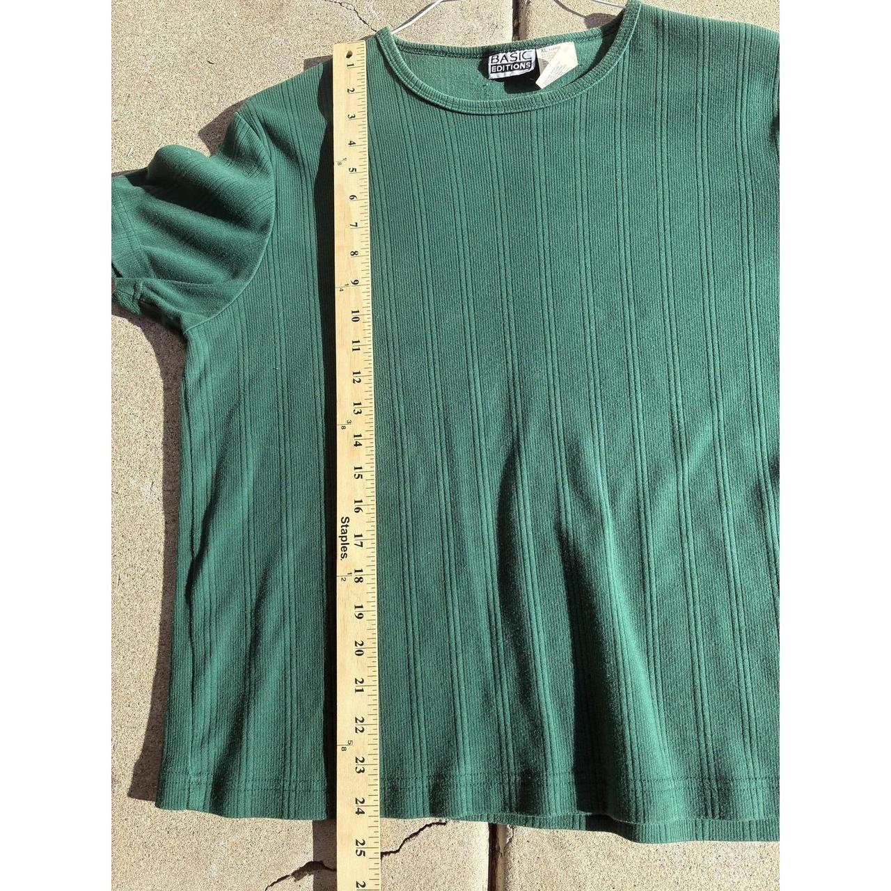 Basic Editions Women's Shirt - Green - XL – Basic… - image 5