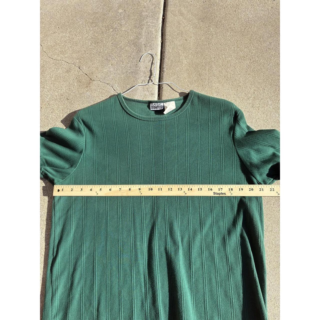 Basic Editions Women's Shirt - Green - XL – Basic… - image 4
