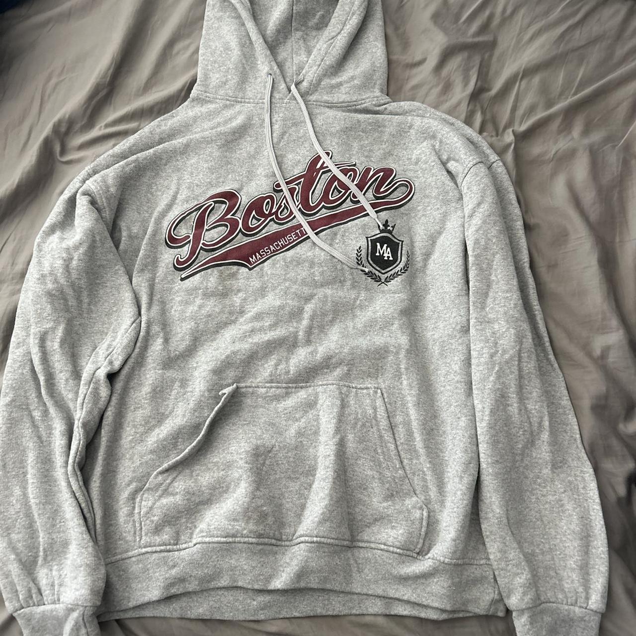 Boohoo man grey discount hoodie