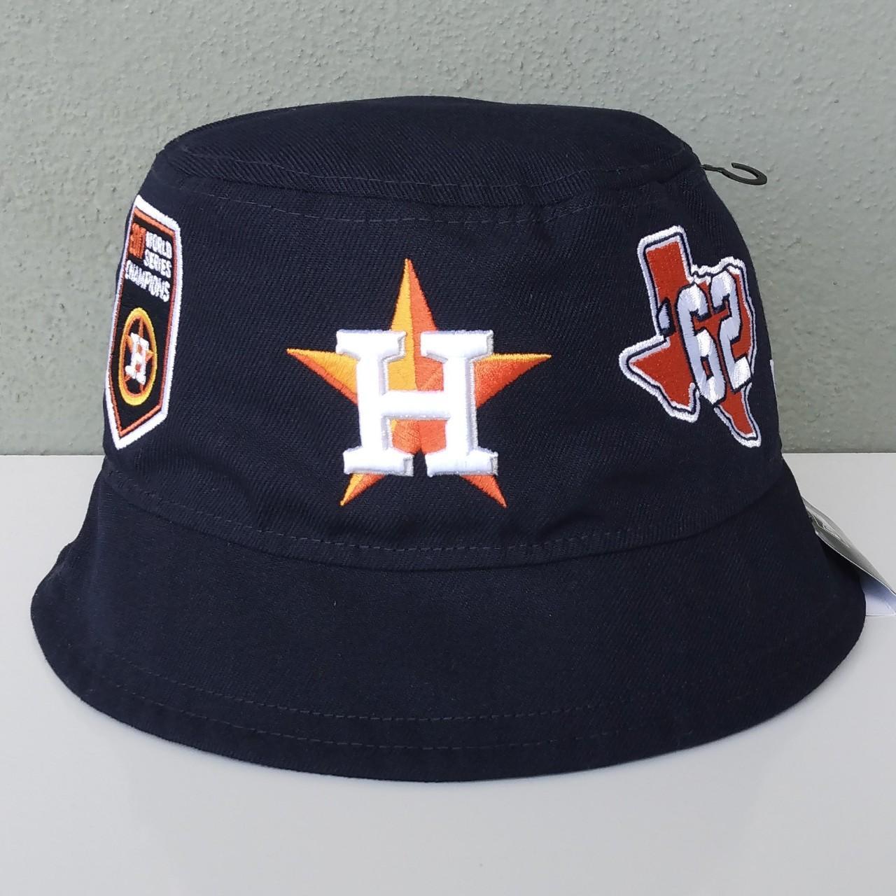 Houston Astros New Era Fitted Hat Unisex Navy/Orange New with Tags