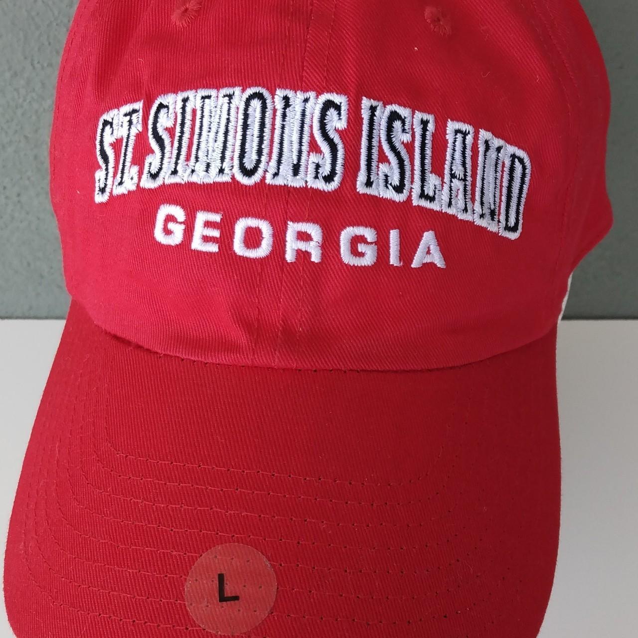  St. Simon's Island embroidered strap back... Depop
