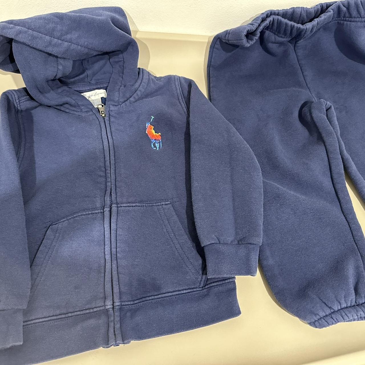 Brand Polo Ralph Lauren Kids Kids Navy tracksuit. Depop