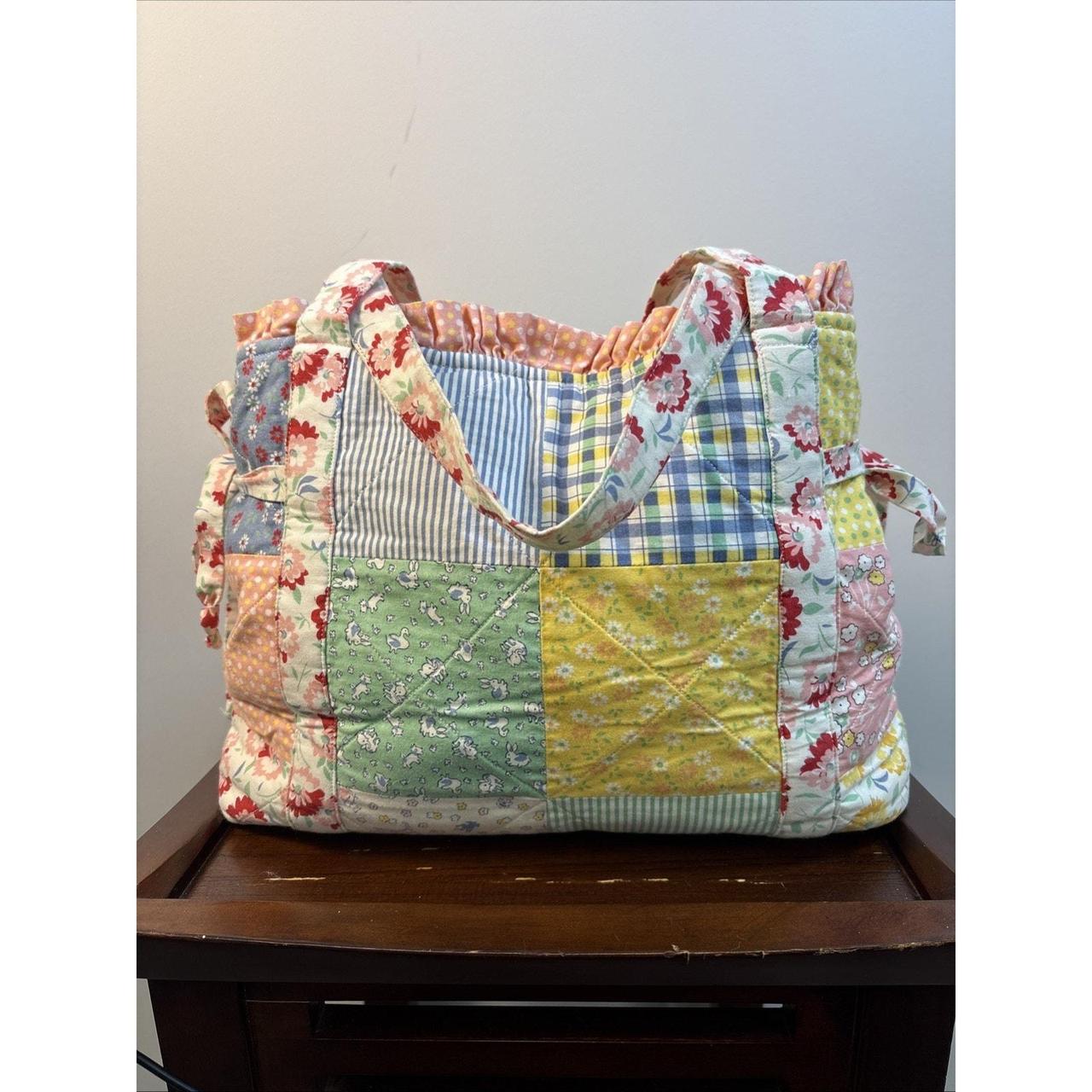 Women's Bag - Multi/Pink – Handmade Patchwork Qui… - image 2