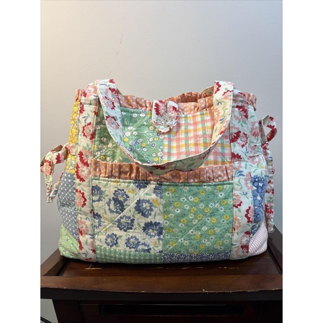 Women's Bag - Multi/Pink – Handmade Patchwork Qui… - image 1