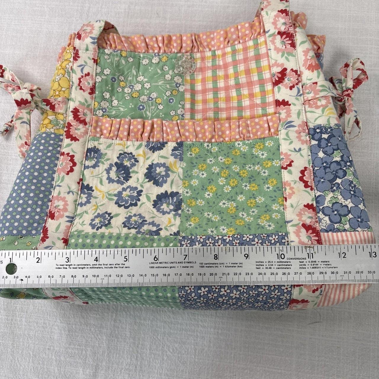 Women's Bag - Multi/Pink – Handmade Patchwork Qui… - image 8