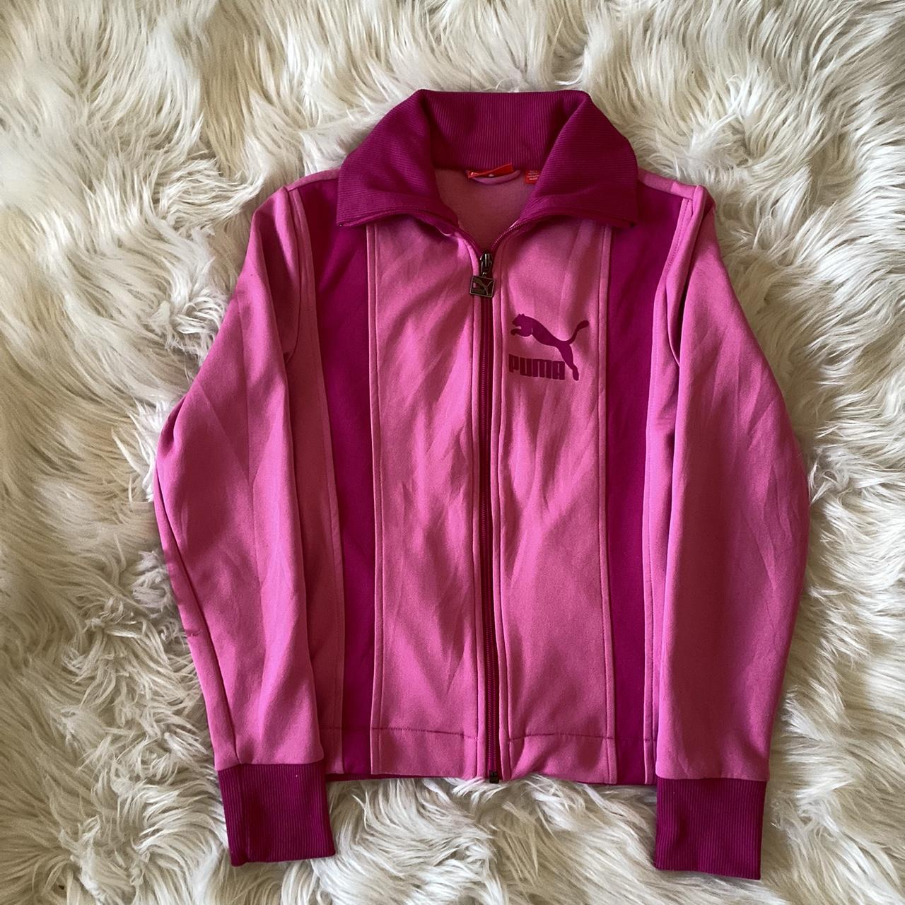 Puma Women's Pink Hoodie | Depop