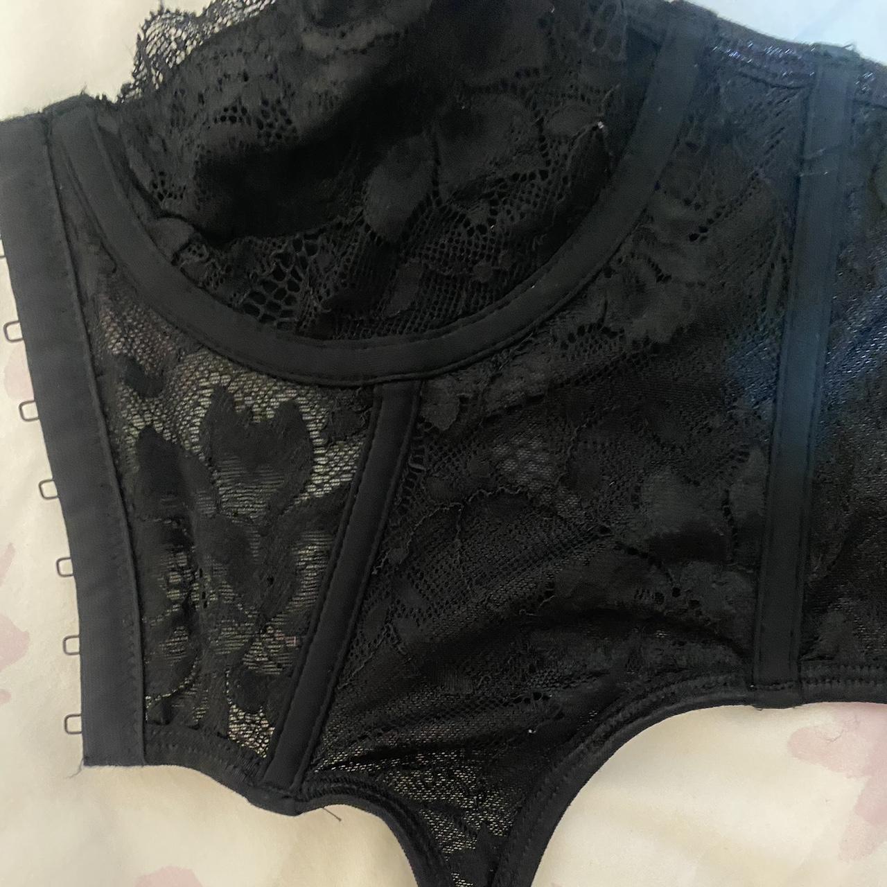 Glassons viral lace corset top in black! * Instant... - Depop