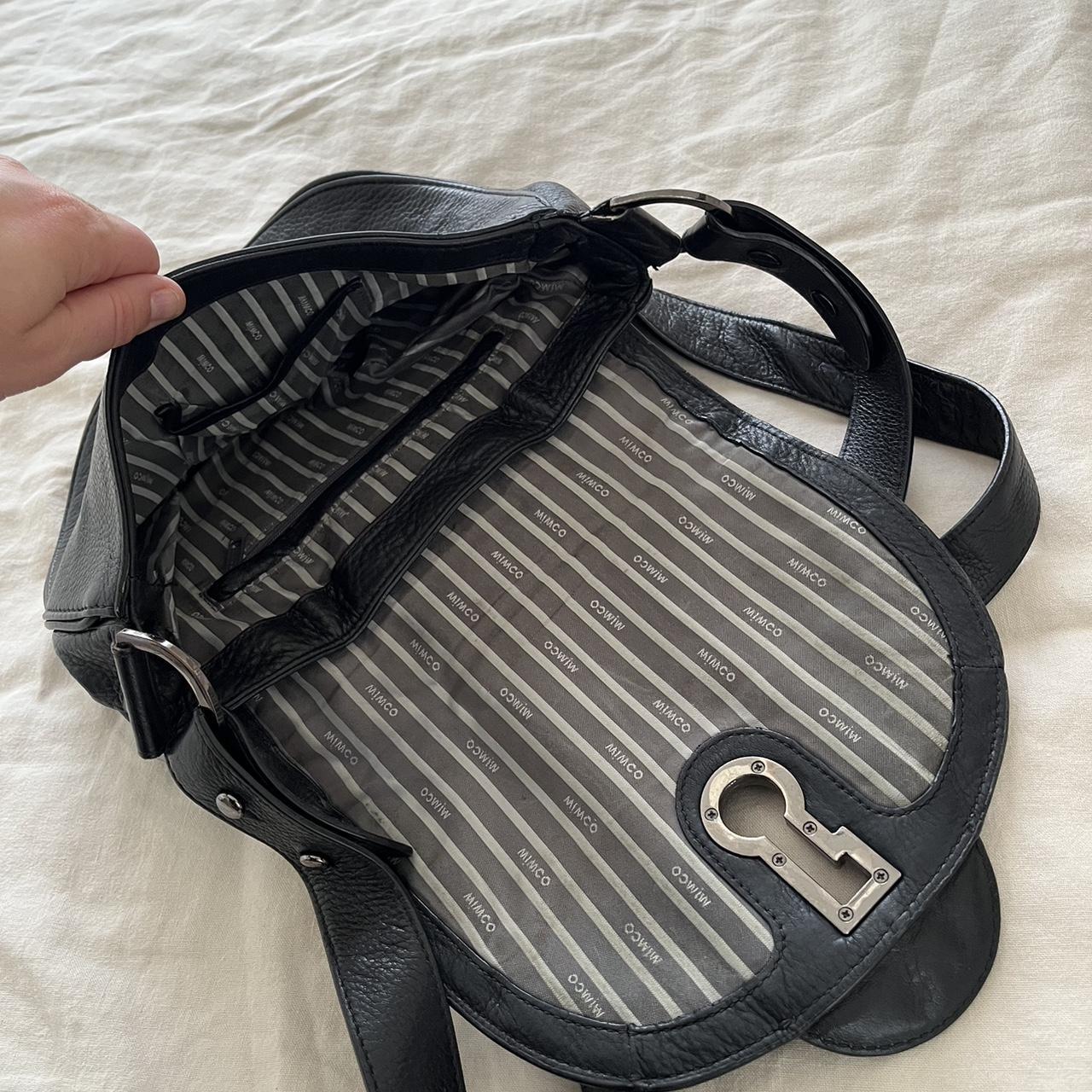 MIMCO saddle bag black Cute textured yet simple... Depop