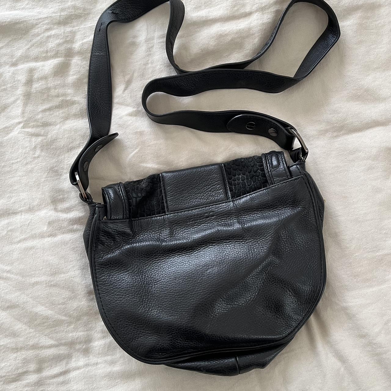 MIMCO saddle bag - black Cute textured yet simple... - Depop