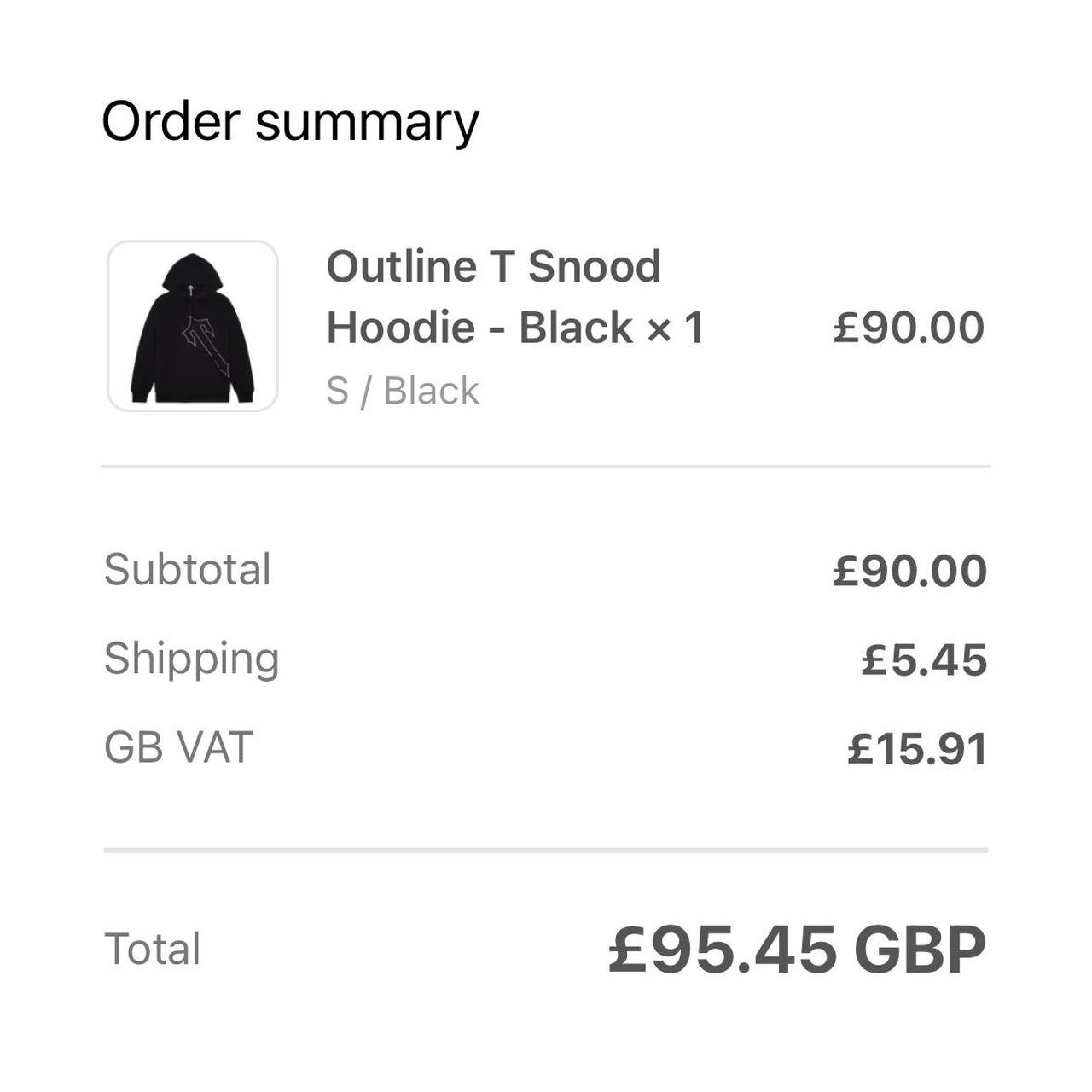 Trapstar Outline T Snood Hoodie Size small Open to... Depop