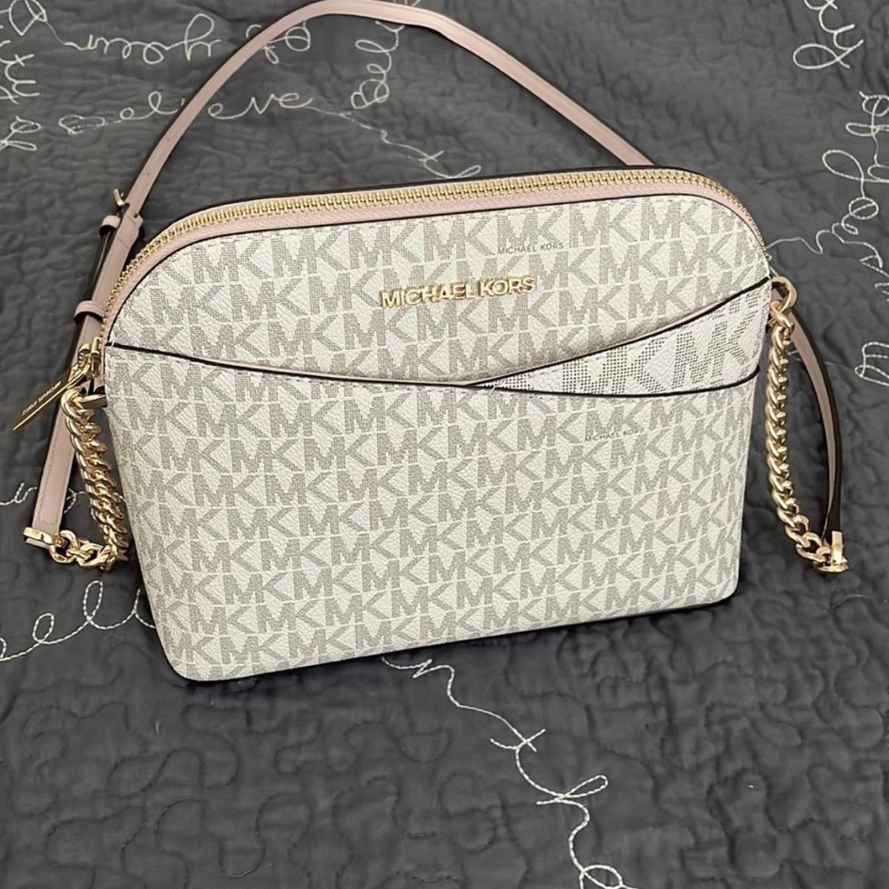 Michael kors crossbody discount nude