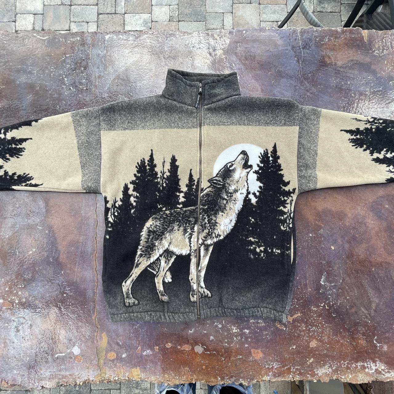 Wolf jumper online fleece