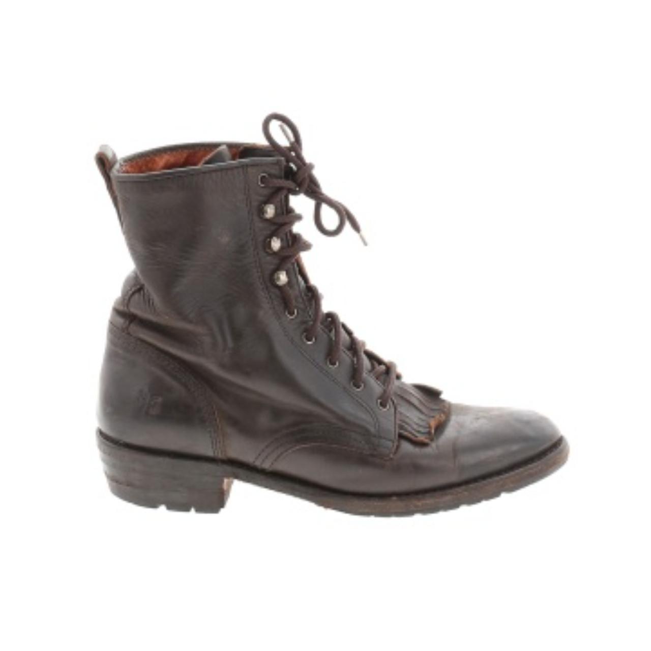 frye brown ankle boots