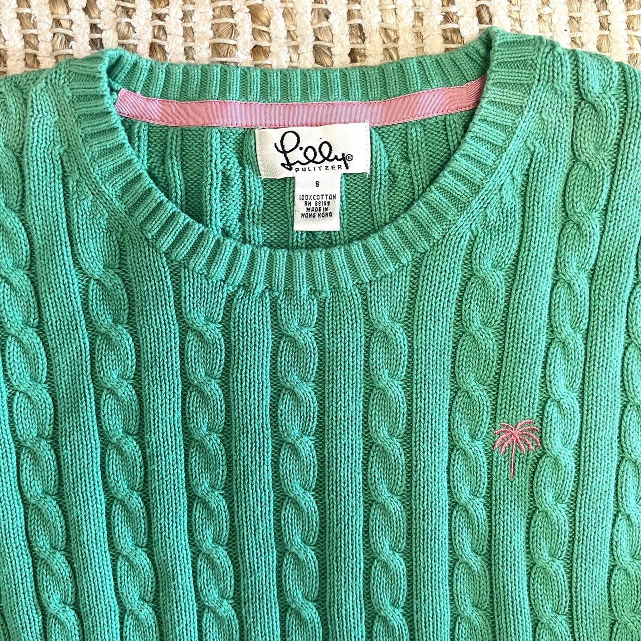 Lilly Pulitzer Women's Pink and Green Jumper (2)