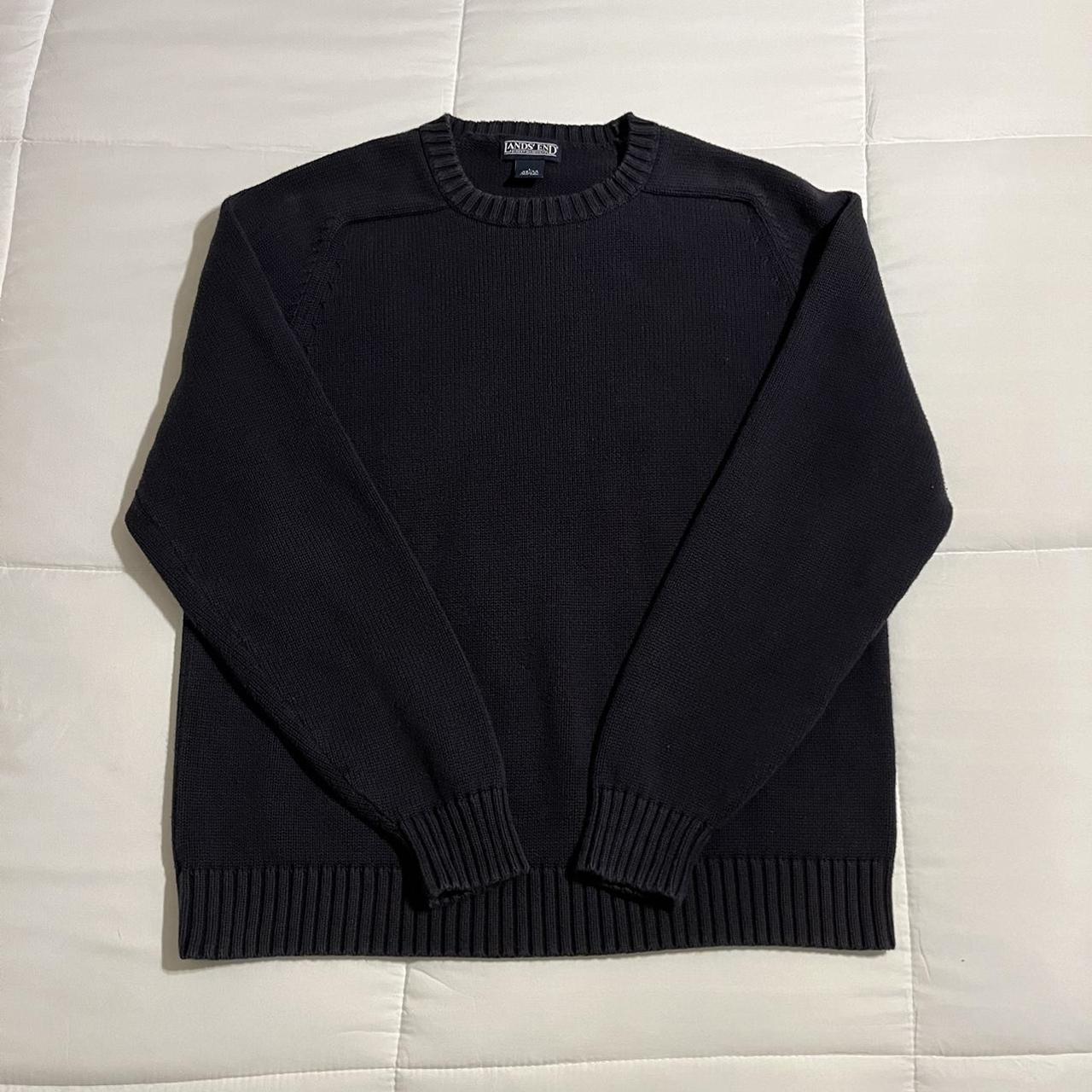 Lands' End Men's Navy Jumper Depop