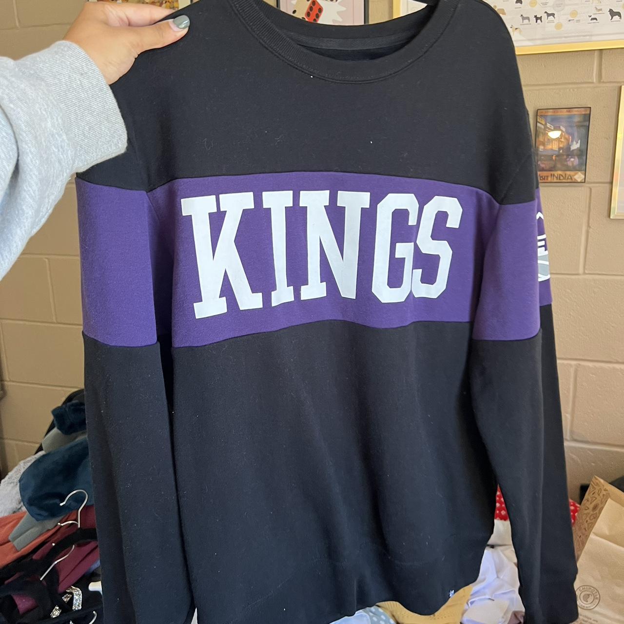 Sacramento Kings sweatshirt hardly worn Unisex... - Depop