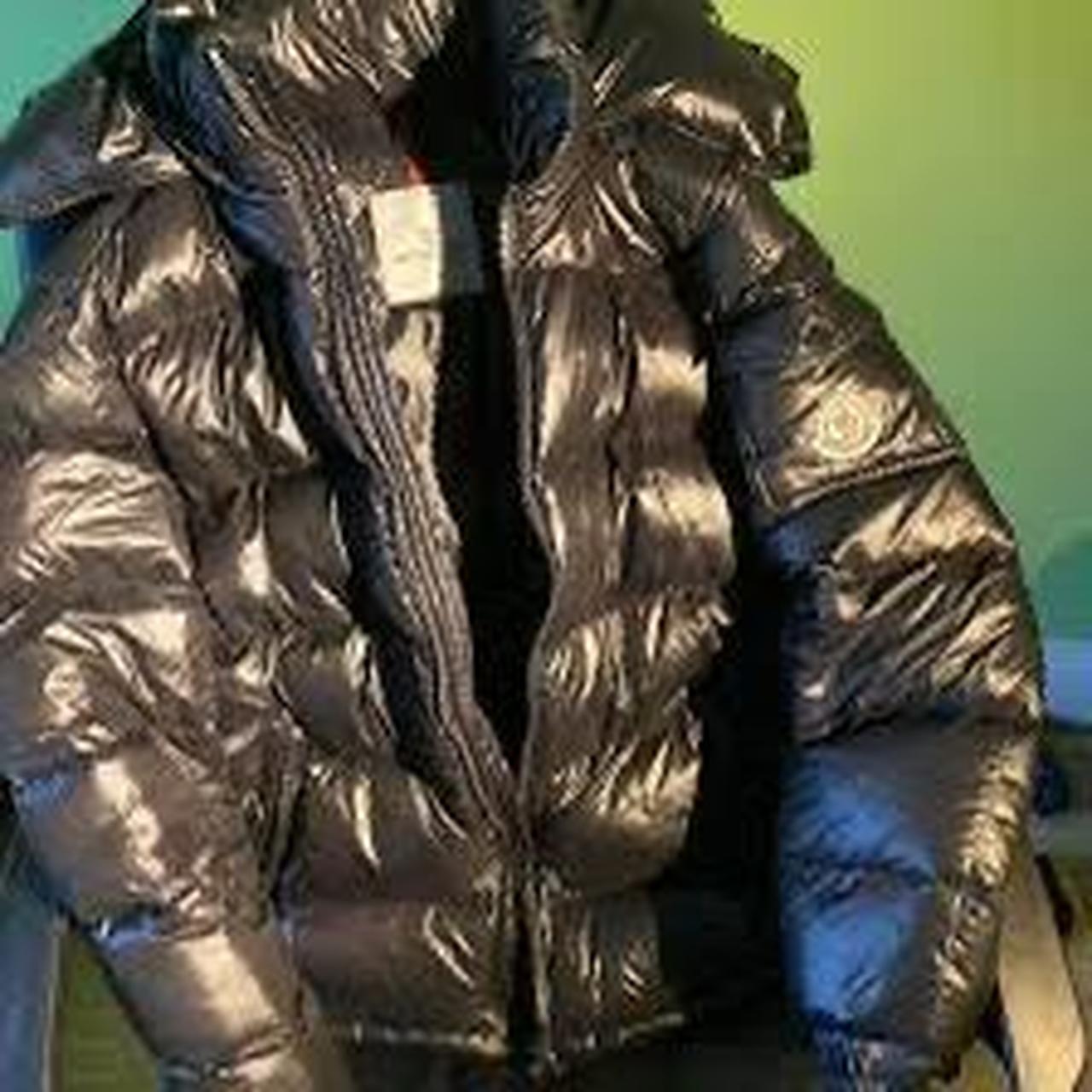 black monclear maya jacket - Depop