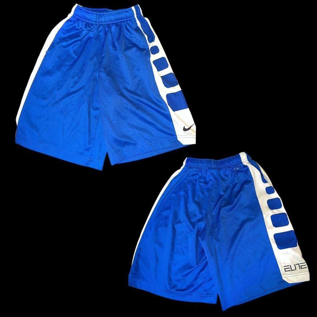 blue nike elite shorts