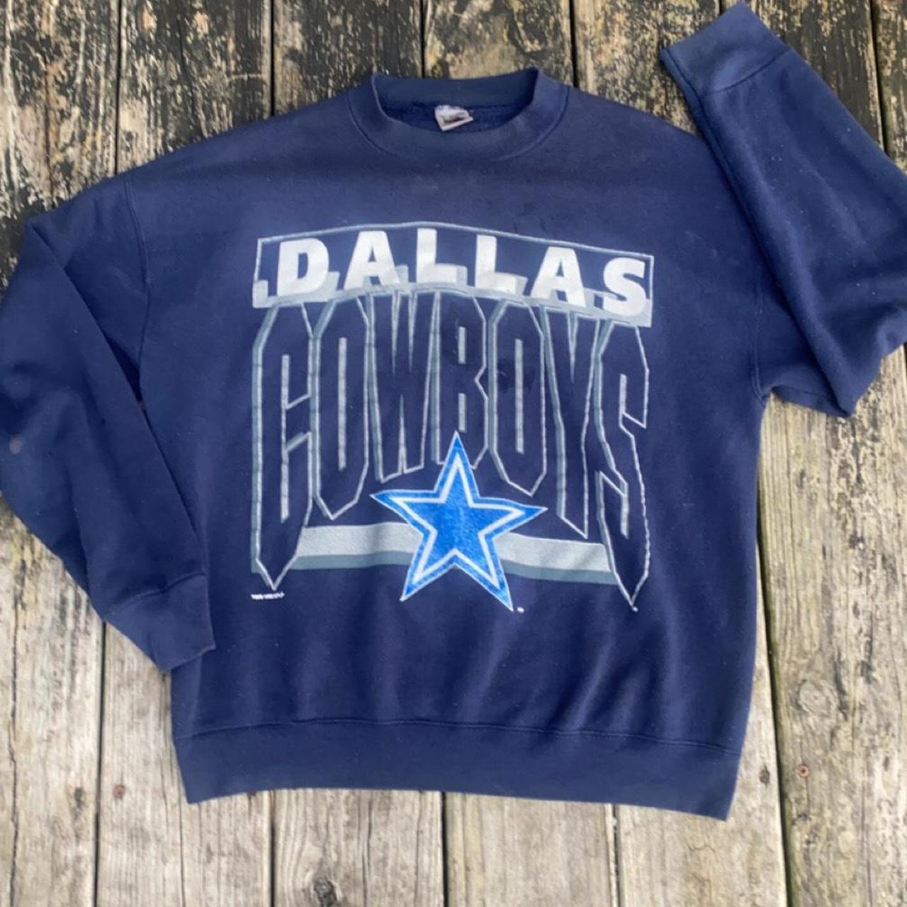 Vintage Dallas Cowboys Crewneck Sweatshirt Fruit of the Loom 