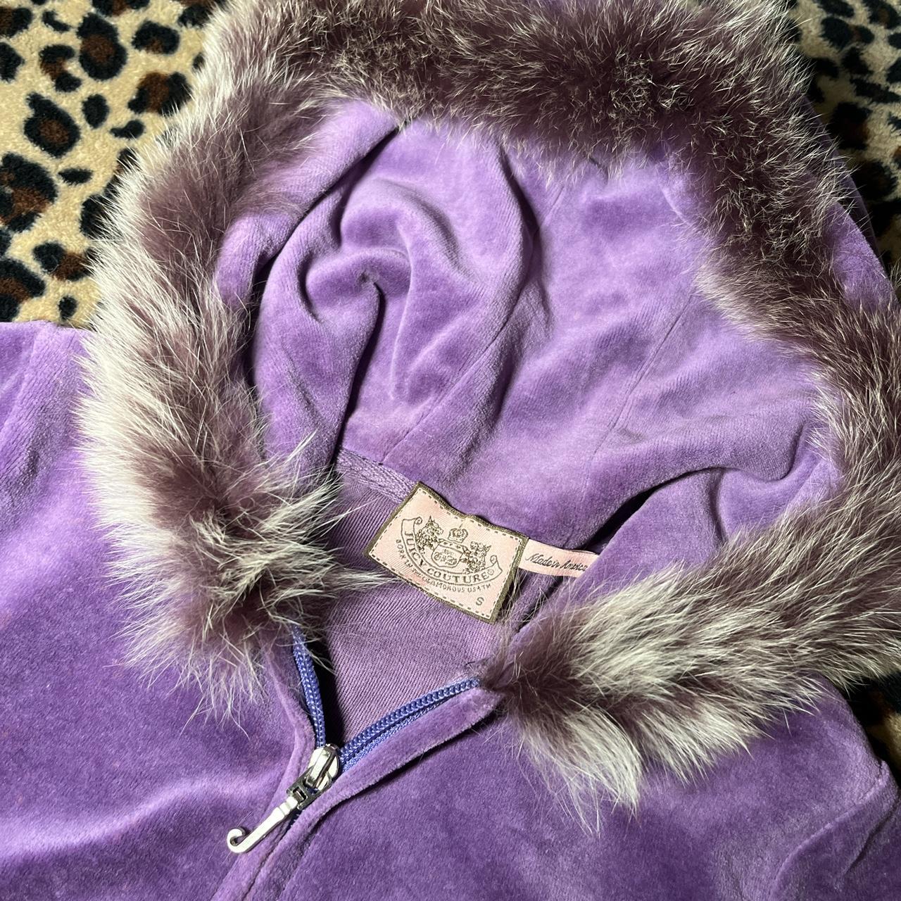 Juicy Couture Women's Purple Hoodie | Depop