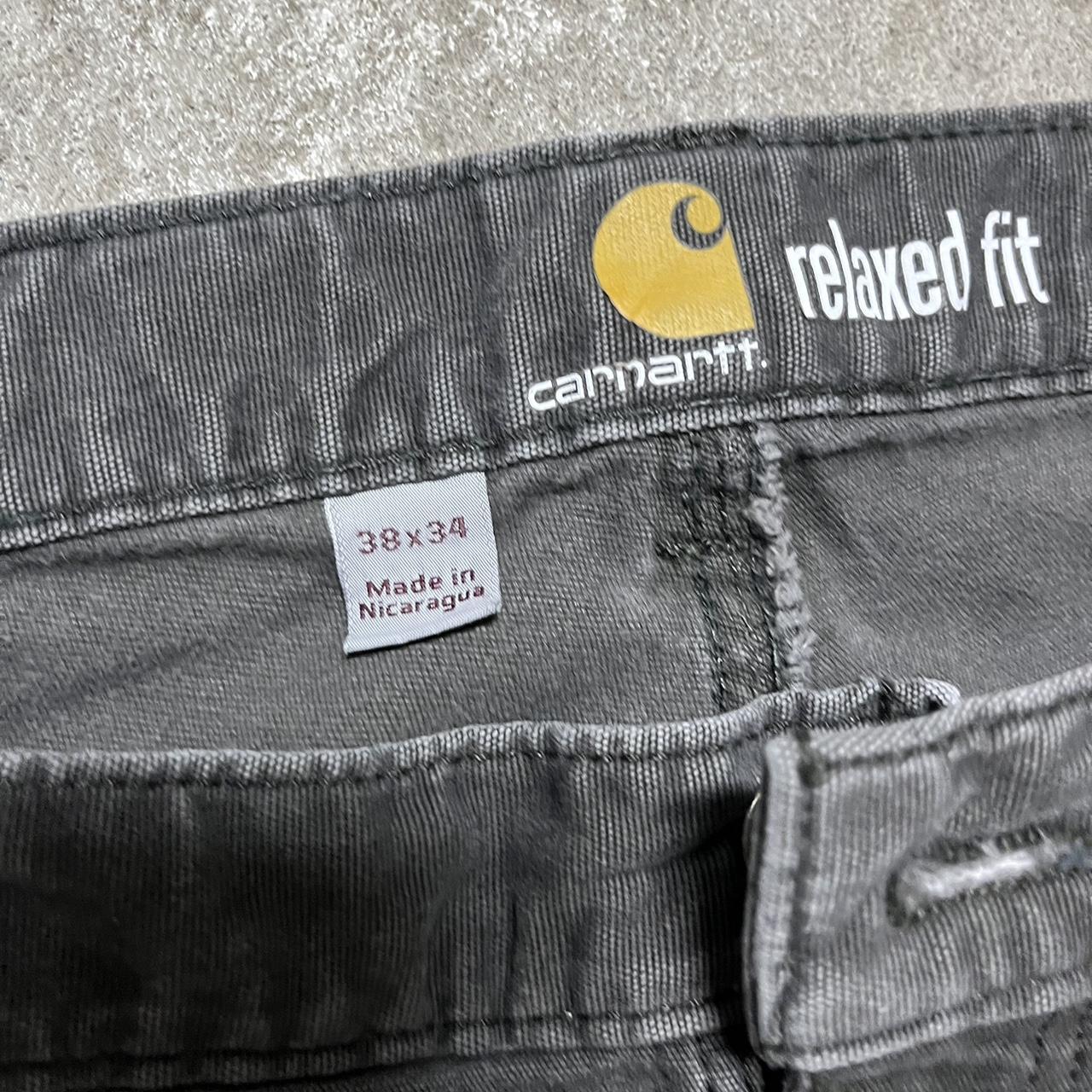 Vintage 90s baggy carhartt pants baggy... - Depop