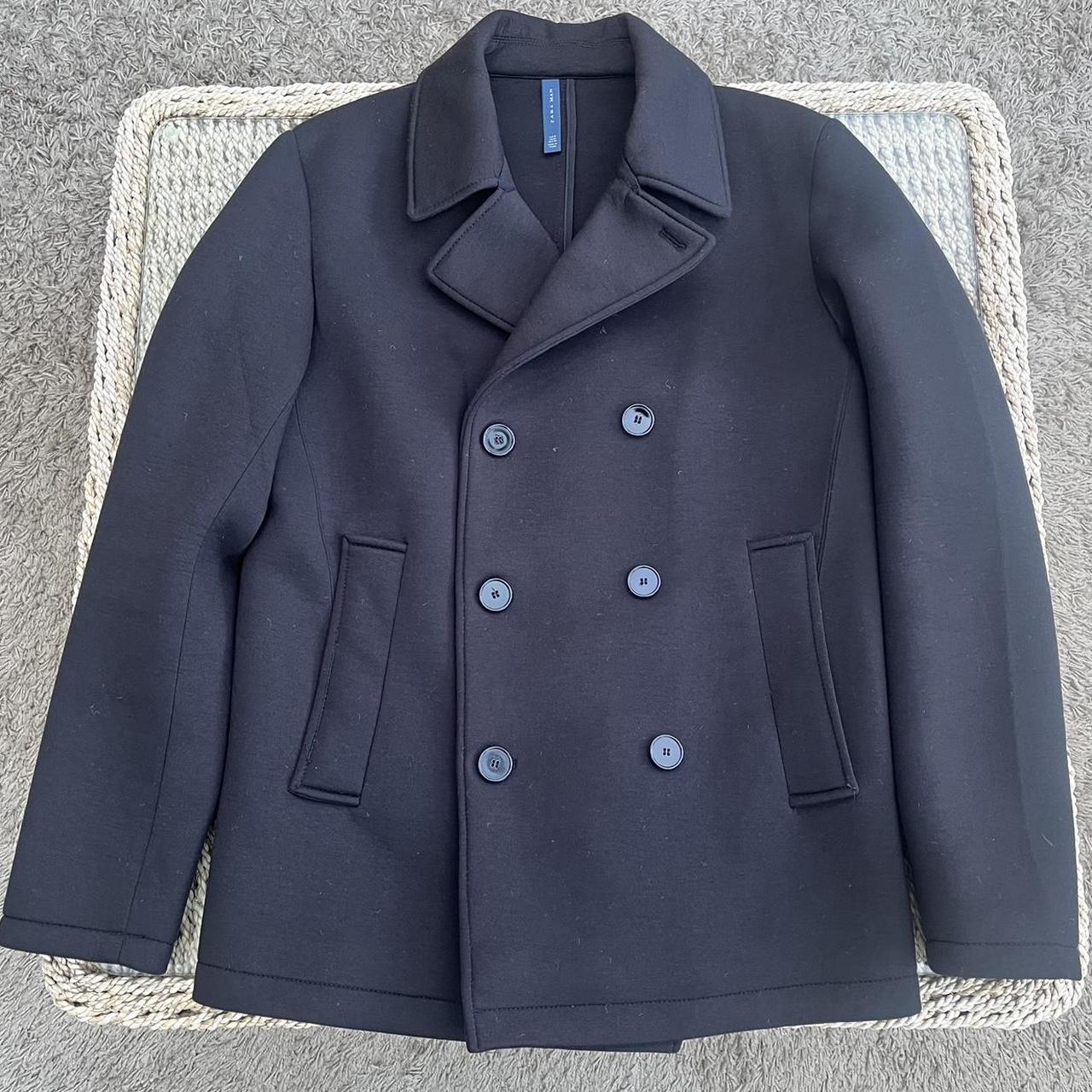Zara Men's Black Coat Depop