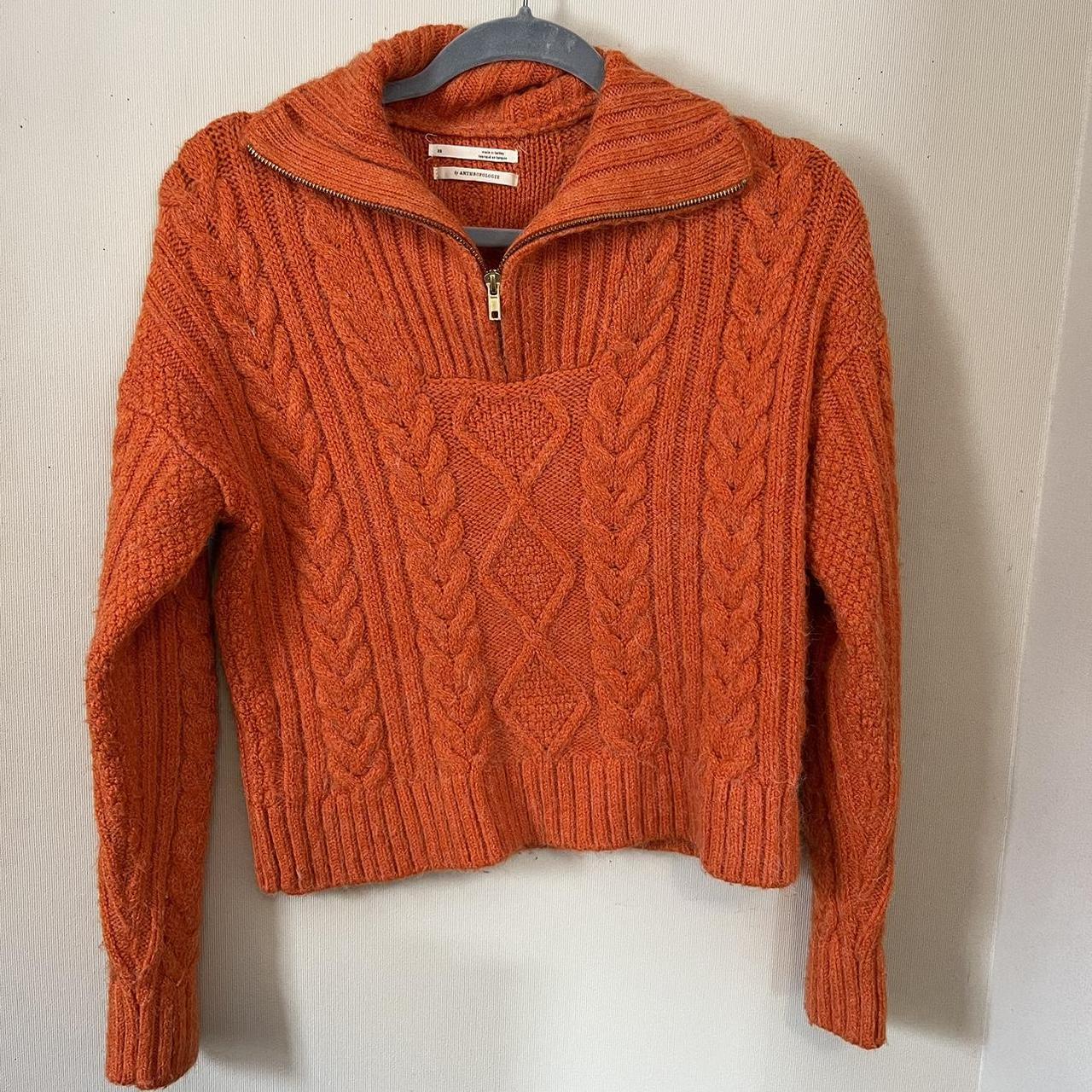 Women's Orange Jumper Depop