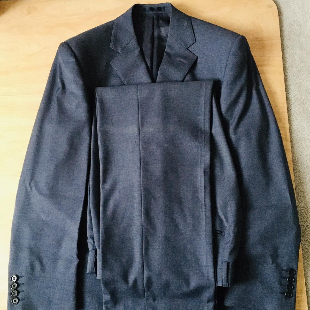 Jaeger Suit - 40R in Navy Blue - very good... - Depop