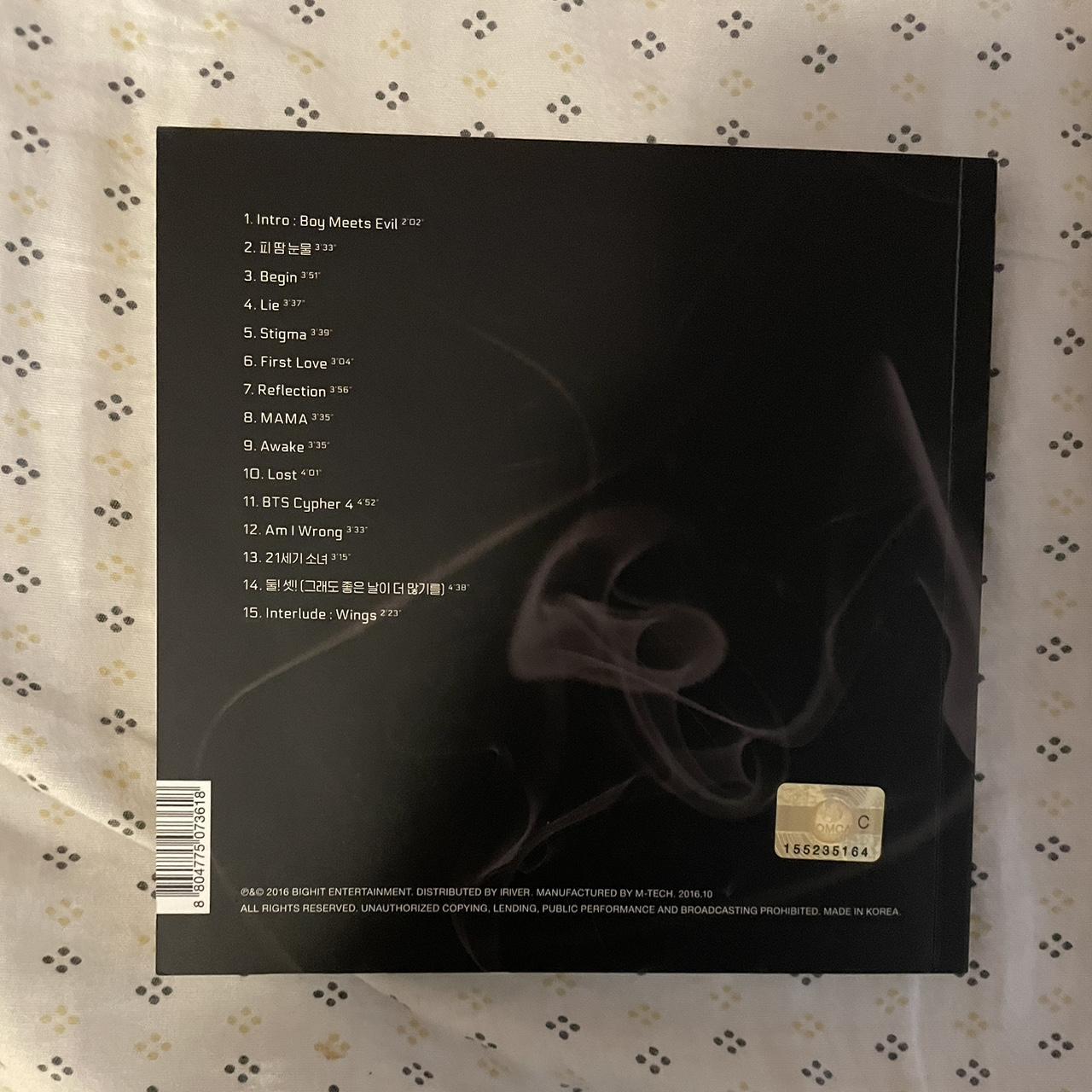 BTS Wings Version G Includes CD Photobook... Depop