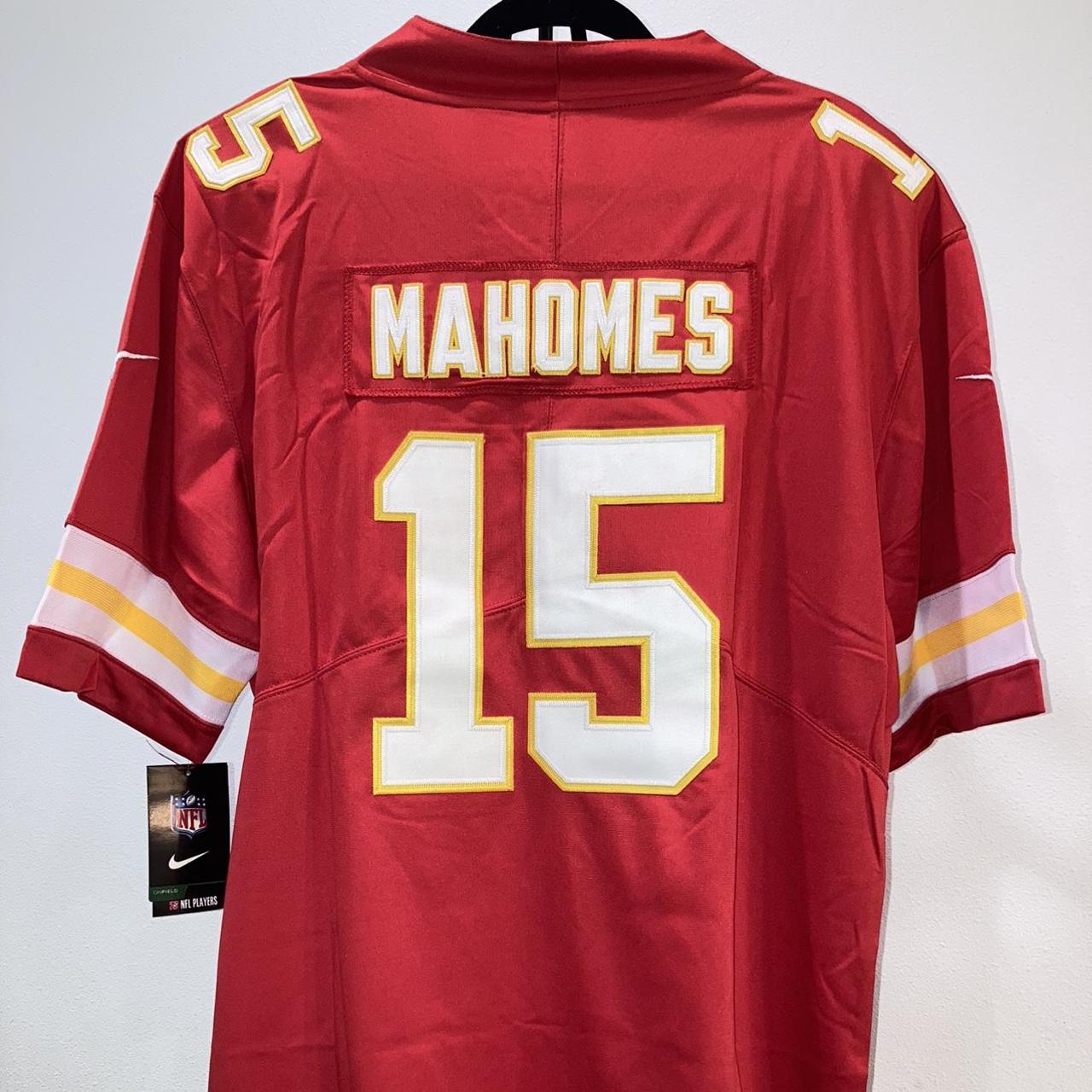 authentic nfl patrick mahomes jersey. a kids xl so a - Depop