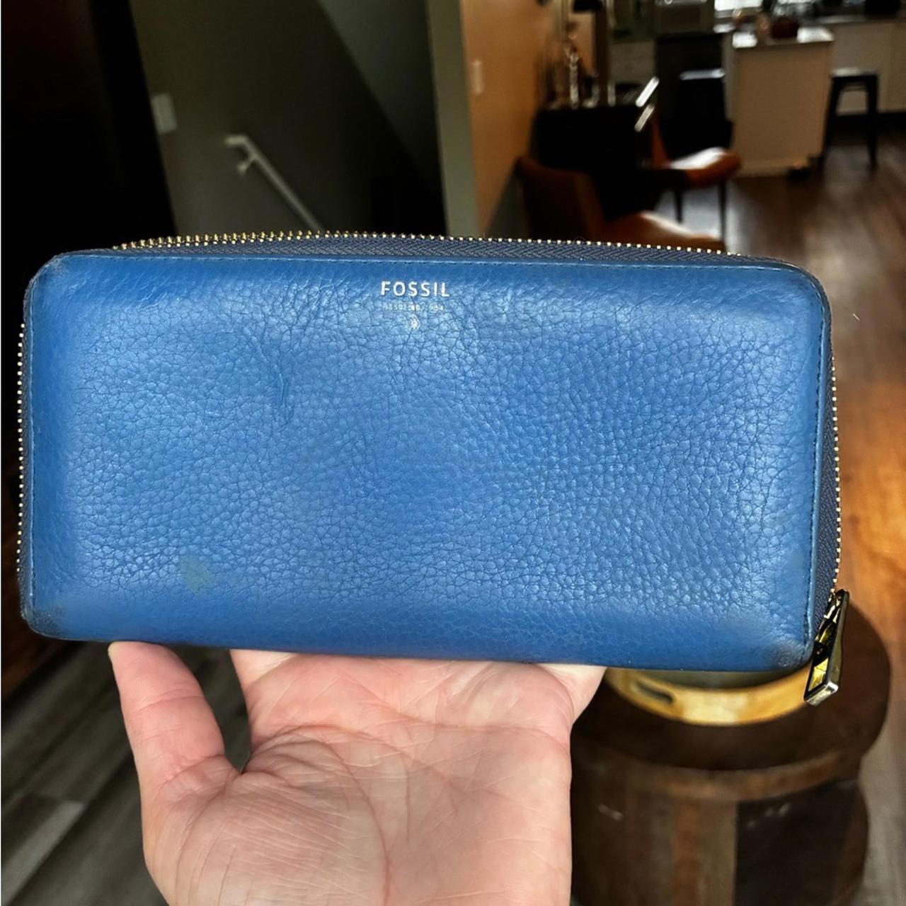 Fossil Women's Wallet - Blue – Fossil Azure Blue … - image 1