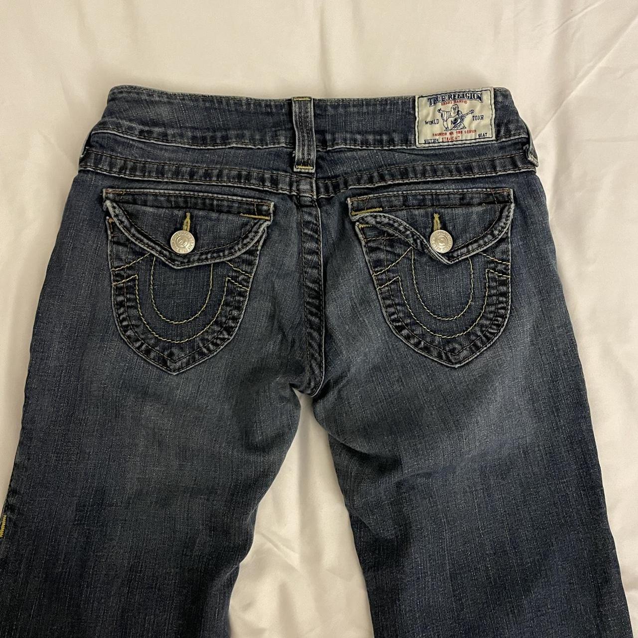 True Religion straight fit jeans size: - Depop